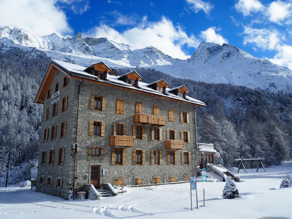 Aiguille De La Tza Hotell Arolla Eksteriør bilde